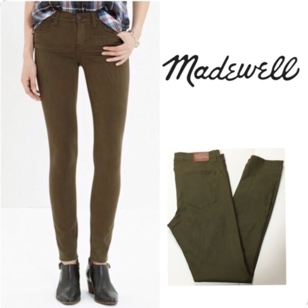 Madewell - Wax Coated Skinny Skinny Jeans
